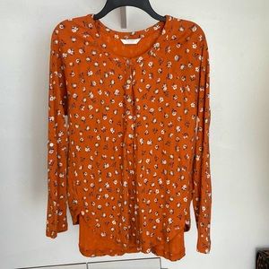 Lucky Brand Los Angeles Floral Blouse